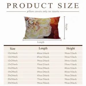 Roses Polyester Pillow (Rectangle, Multi-Size)