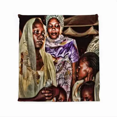 The Nubian Bride 6 Square Cushion