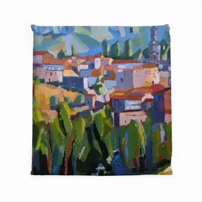 Boissezon A Village In The South Of France Square Cushion