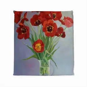 Tulips Square Cushion