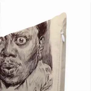 Bernie Mac Portrait Square Cushion