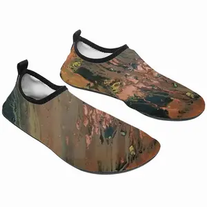 Men Bronze Abstraction Diving Beach Shoes