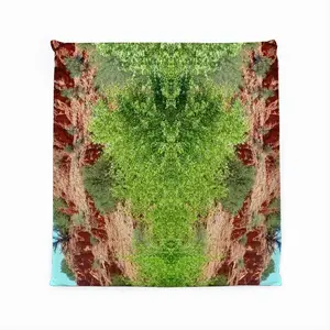 Many Faces Of Sedona Square Cushion