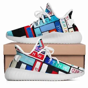 Men Colour Word Y350V1 Casual Sneakers