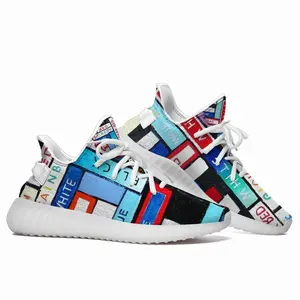 Men Colour Word Y350V1 Casual Sneakers