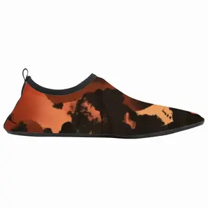 Men Orange Black Diving Beach Shoes