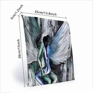 An Angel’S Embrace Square Cushion