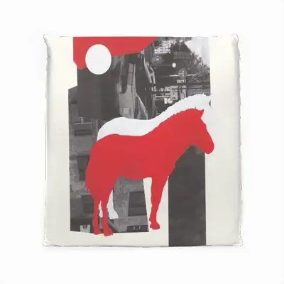 Wwf Przewalskis Horse Square Cushion