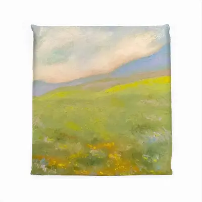 Flower Field Square Cushion