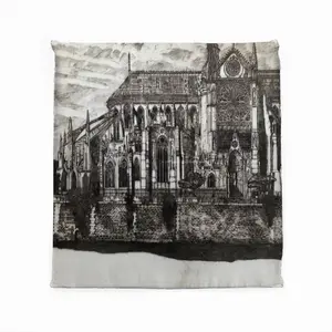 Notre Dame De Paris Square Cushion