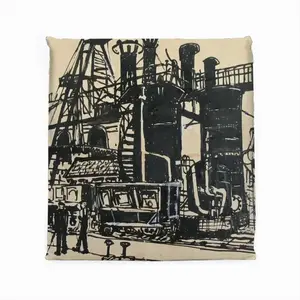 Gas Works Square Cushion