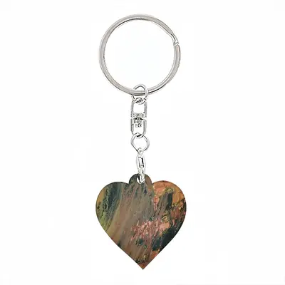 Bronze Abstraction Key Ring