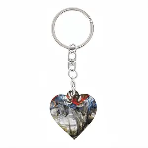 Virgin With Child And St Anne Key Ring