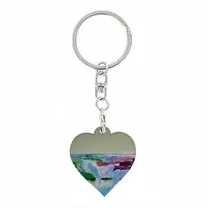 Water Falling Key Ring