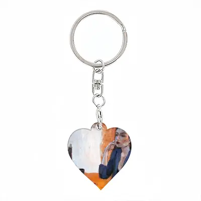 What Is The Woman Thinking Key Ring