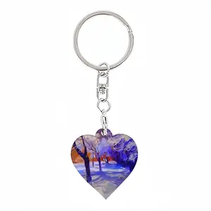 At Midnight In January Key Ring