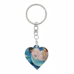 Two Ladies Key Ring