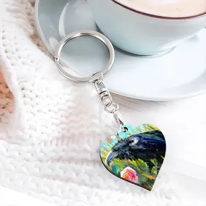 Mystic Raven Messenger Key Ring