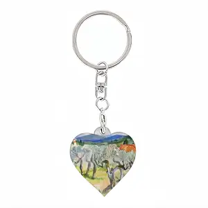 Olive Trees Key Ring