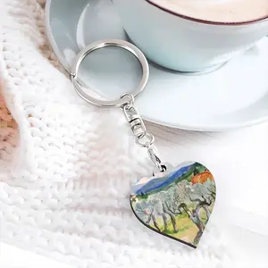 Olive Trees Key Ring