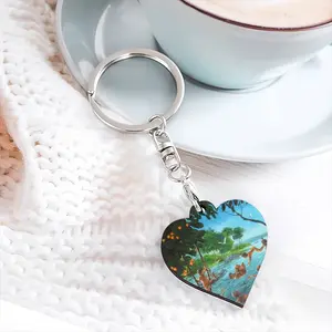 Frolicking On A Break Key Ring