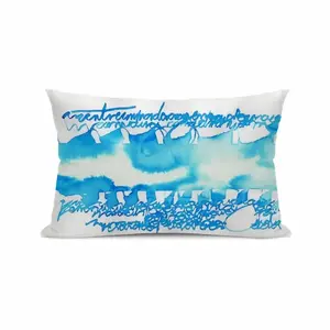 Calligraphic Landscape 009 Polyester Pillow (Rectangle, Multi-Size)