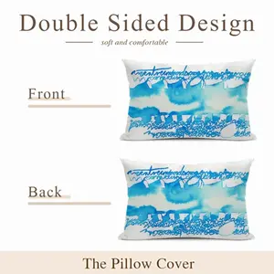 Calligraphic Landscape 009 Polyester Pillow (Rectangle, Multi-Size)