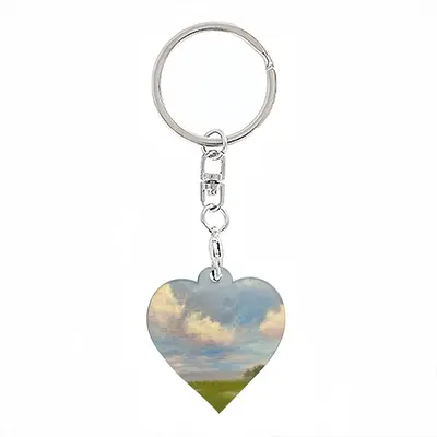 Countryside Landscape Key Ring