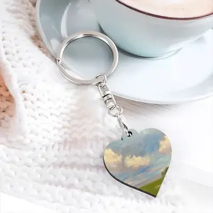 Countryside Landscape Key Ring