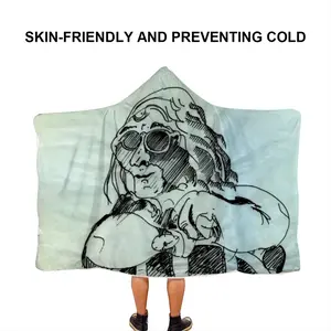 Female Old Astride Youth Hat Blanket