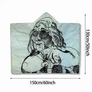 Female Old Astride Youth Hat Blanket