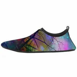 Men Hypnotic Universe Diving Beach Shoes