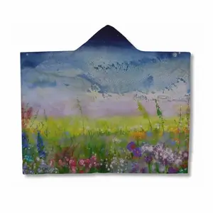 Field In Summer Twilight Youth Hat Blanket