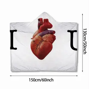 I Love You Youth Hat Blanket