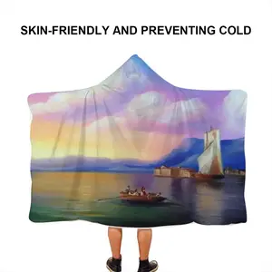 Italian Sea Landscape Youth Hat Blanket