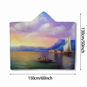 Italian Sea Landscape Youth Hat Blanket