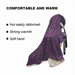 Holes Purple Youth Hat Blanket