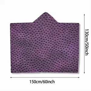 Holes Purple Youth Hat Blanket