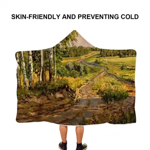 Country Road Landscape Youth Hat Blanket