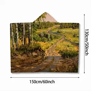 Country Road Landscape Youth Hat Blanket