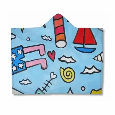 Seaside Youth Hat Blanket