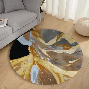 Angelic Penguin Flannel Mats Carpet (Round)