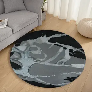 Spirit Fish Flannel Mats Carpet (Round)