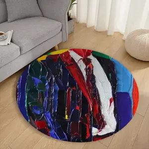 The Director Flannel Mats Carpet (Round)