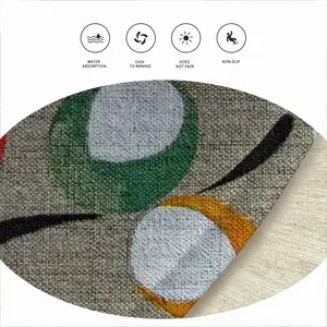 Japanese Garden - B Flannel Mats Carpet (Round)