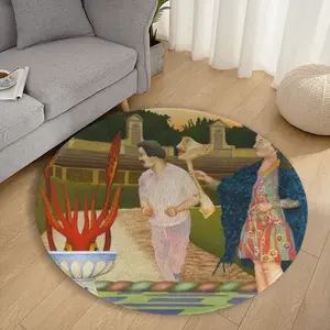 Invocation Flannel Mats Carpet (Round)