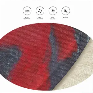 Roofied Goofy Flannel Mats Carpet (Round)