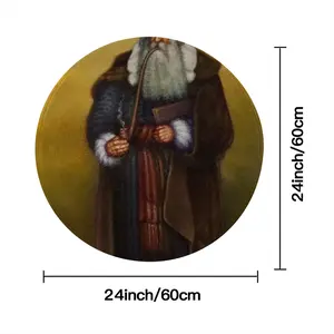 Rabbi From Old Krakow Flannel Mats Carpet (Round)