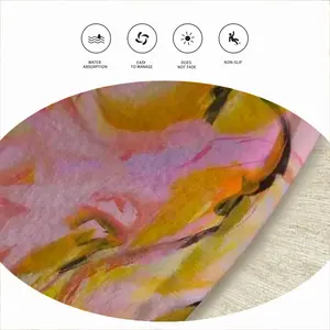 Impulse Of Love Flannel Mats Carpet (Round)