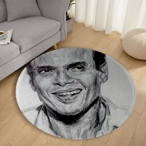 Harry Belafonte Flannel Mats Carpet (Round)